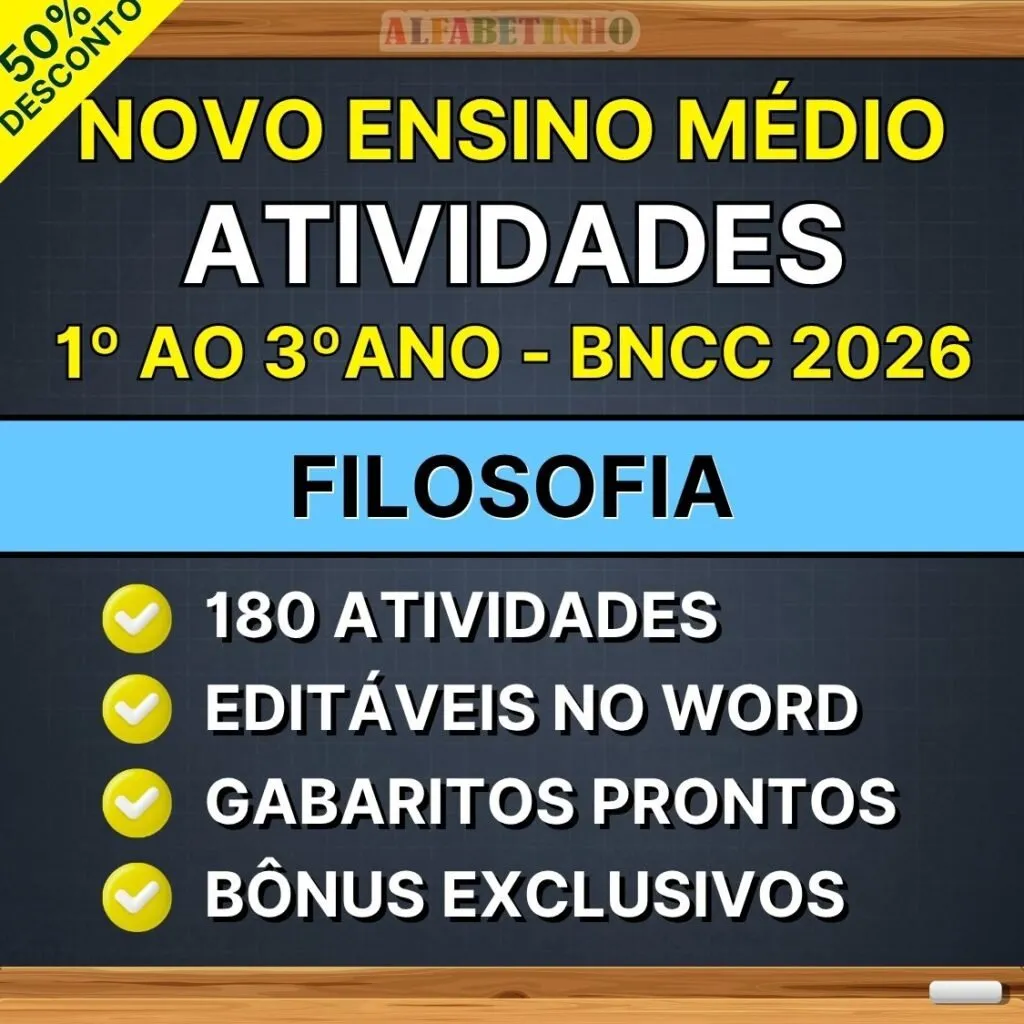 FILOSOFIA - Atividades - Ensino Médio - BNCC 2026