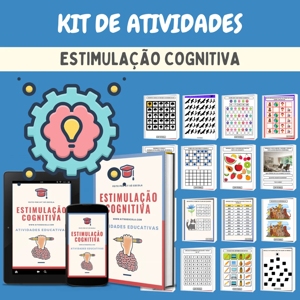 Kit Estimulação Cognitiva | Material Pedagógico BNCC | Diário da Educa
