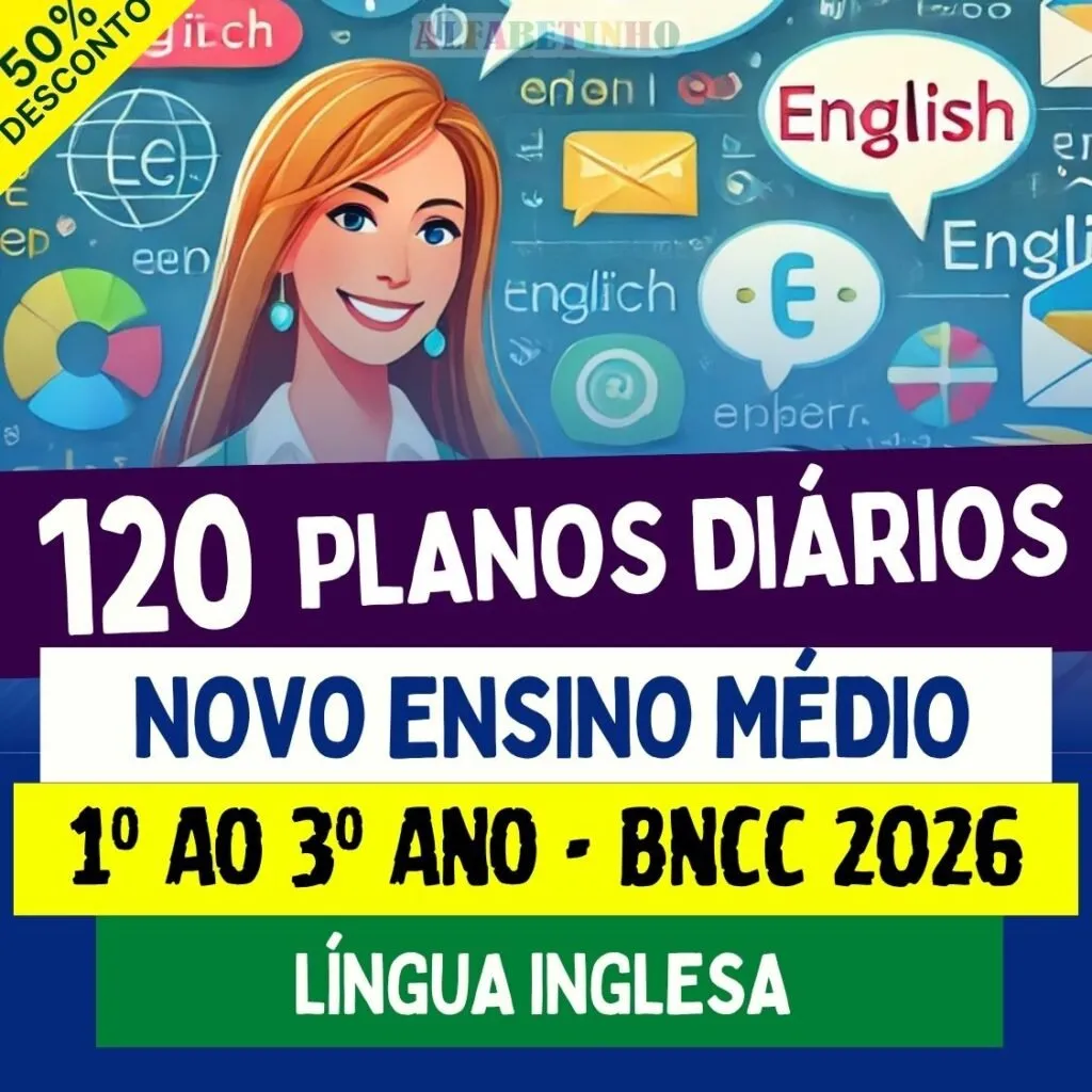 PLANOS DIÁRIOS - LÍNGUA INGLESA - Ensino Médio - BNCC 2026